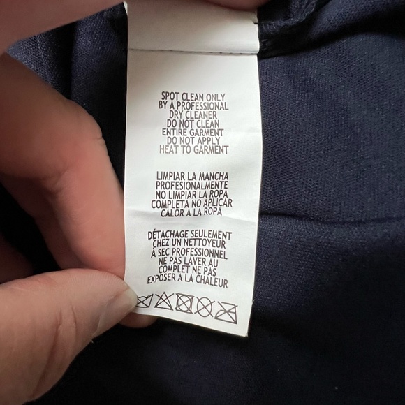 Marina - Dark Blue & Silver Floral Lace Midi Dress - Picture 13 of 13